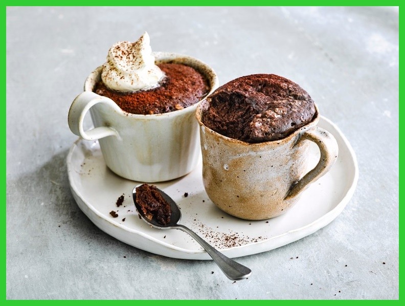 bolo de chocolate de caneca