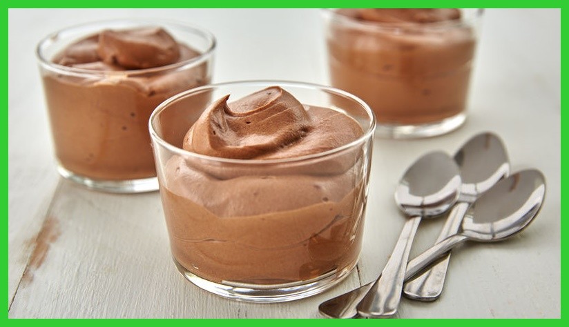 mousse de chocolate