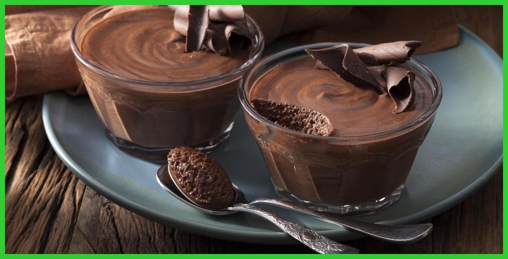 mousse de chocolate amargo