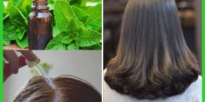 oleo de hortela-pimenta para crescer o cabelo