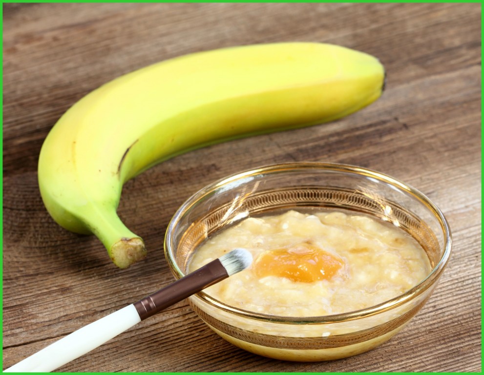 receita de mascara de banana para cabelos secos e sem brilho